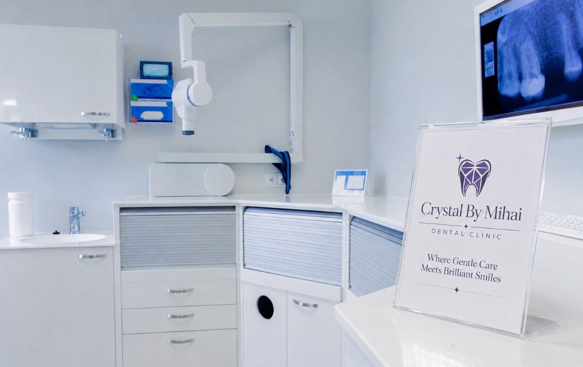 Interior treatment room at Crystal by Mihai Dental Clinic